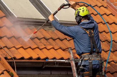 Démoussage et hydrofuge de toiture à Molas